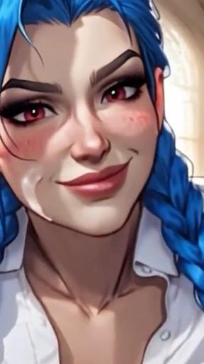 Ai Generated Cum on My Face.