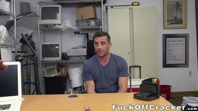 White office dude gets ass pounded hard by black dick dude