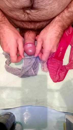 Dirty panties cum