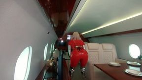 Arya Grander In Backstage From Photosession, 4 Catsuits And Fly Jet Photoshoot