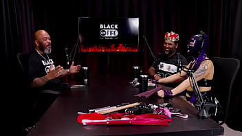 MADAME AGATHA E JEFF NEG&Atilde_O (REI DAS ENTREVISTAS) NO BLACK ON FIRE COM SR. BLACK - COMPLETO (WATCH ON: SHEER/RED)