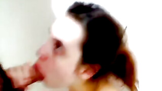 Teen Whore Loves Big Dick - Extreme POV Blowjob & Swallowing Huge Load