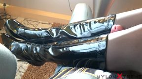 Pov Kitana Lure as Chun Li cosplay fucked with pantyhose