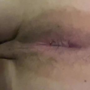 Amateur guy up close asshole and balls