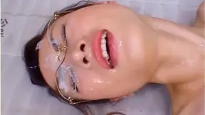 Dude banging the hell out of a sexy Asian Nene that arched back and pussy