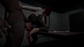 3D Super Hot Office Girl Naked Her Big Boobs Got Fucked by Big Dick