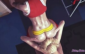 Boku no hero futanari hentai 3d - mitsuki cunnilingus and fuck to momo with creampie in her pussy -