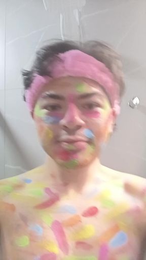 Teen twink solo masturbation session