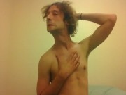 Topless Transgirl Super Extending Her Neck