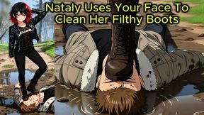[PART 2] Face Trampling in Dirty Combat Boots - Nataly Steps All Over Your Face | Femdom JOI Trample Animation