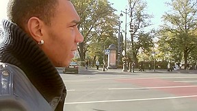 Real public sex with a stunning brunette