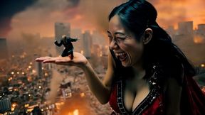 Asian Giantess Crushes The New York City | 720p