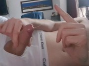 Wake up cumshot with fleshlight