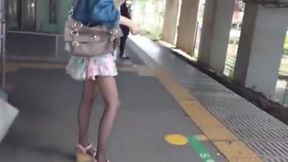Caught Asia&#039;s Upskirt Vixen in the Act, Wild &amp; Horny!