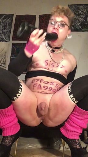 Sissy Faggot Whore Exposed   Clip 1
