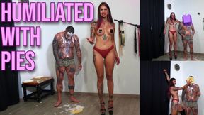 Humiliated with pies