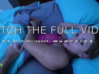 StepSon Hops Into StepMoms Couch After Nightmare - 1of3