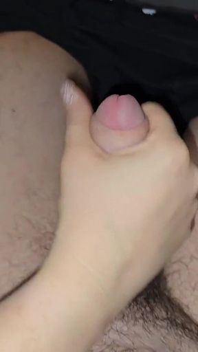 My Wife Gives Me a Handjob on the Couch While We Watch TV Together in the Evening