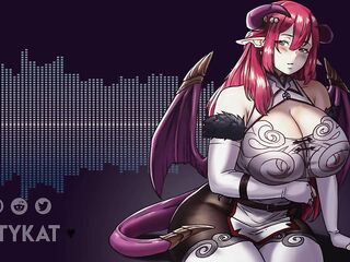 ASMR -- Succubus Mama Milks and Uses Her Worthy Male