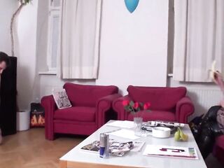 Playing with the banana