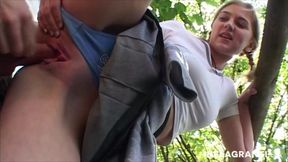 Sexy babe Julia Power fucking in public