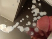 Dropping a big cum load