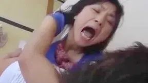 Mature Cleaner Gets Surprised by Naughty Boy in the Office