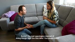 Extremely bratty & spoiled girlfriend domination