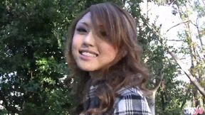 Naughty Japanese Babe Rino Mizusawa Takes a Big Cock