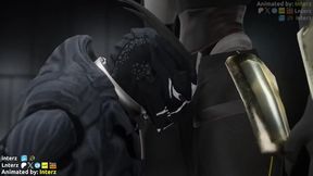 Turian growing huge alien cock muscle destroyed by gay leash
