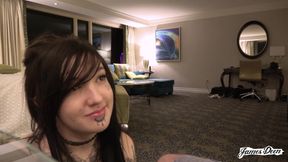 James Deen's favorite inked-up slut is back, and she's ready for another rough fucking