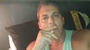 Cory Bernstein Smoking Cigarette Jerking Cock in Sex Tape