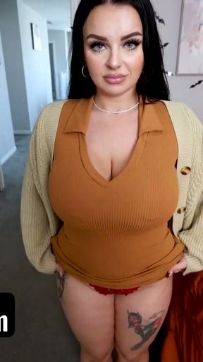 Cheating Big Titty Halloween Milf Bounces On My Cock All Day Long - PervMom Halloween Special   Clip 1