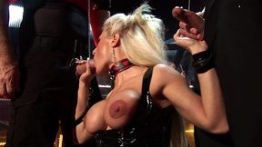 eva angelina has hot orgies in her neon dungeon