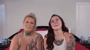 Desperate Amateurs Barbie Iris and Mila get their big asses stretched out hard bbc action