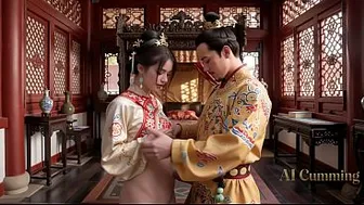 Chinese Emperor fucks his new concubine (AI generated)