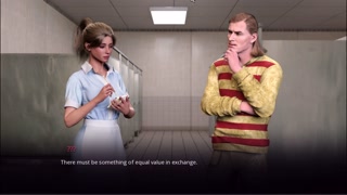 Village Slut Transformation 4 Lilly underwear got lost and she had to go to work without them and wh