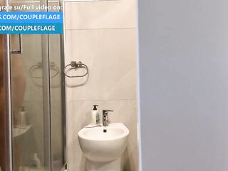 YOUR SHLONG SMELLS ROTTEN! Stepmom Makes Bidet And Makes Smutty Wang Cum