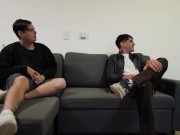 Doble CREAMPIE pendejas calientes despues del GYM cuarteto Keilabassi77 & Sara Latina