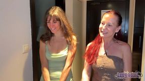 very wet threesome with two sexy milfs