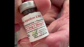 Trimix, injection, masturbation and ejaculation