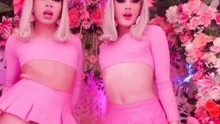 "Bubble Butt Trans Girl Sucks & Rides Big Dick POV Blowjob with Facial"