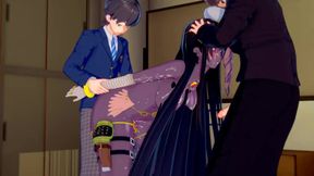 Fate Go Scheherazade gets double teamed in steamy 3some