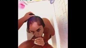 'REAL WIFE GAGGING ON MASSIVE COCK&#x1F32D;'
