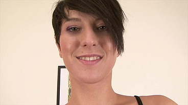 Hot Emylia loving hard black cock