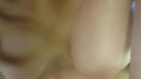 deepthroating and riding my stepbrother s cock until cum explodes on my tits