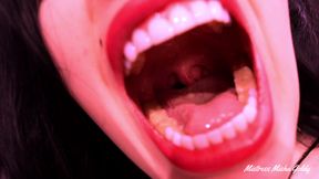 Unaware giantess will catch you and eat