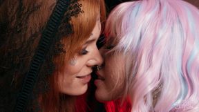 Spooky Halloween Lust with a Fiery Redhead Siren