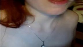 blowjob and cum in tits big load with a big cock in my face