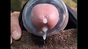 Cum Fetish slow motion up-close cumshot
